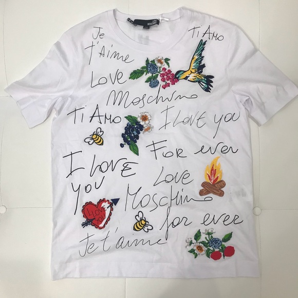 Love Moschino Tops - LOVE MOSCHINO Tee Shirt Sz 44
